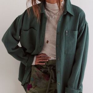 We The Free Forest Green Utility Jacket